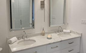 Bathroom Remodel Floating Vanity