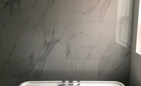 Large Format Bathroom Tile Wall